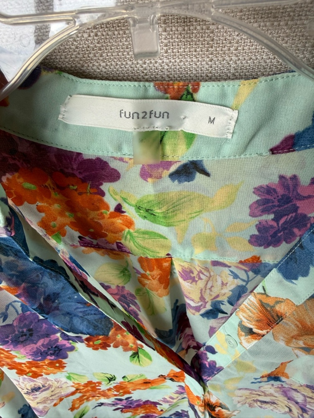 Spring Office Blouse Floral Bundle M Mixed Brands Fun2Fun Pleione Sienna Sky 5pc - Picture 6 of 14